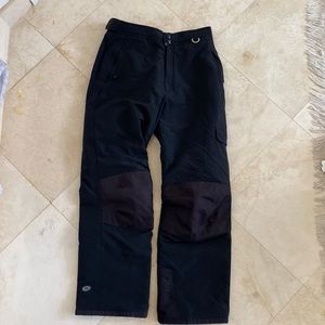 Slalom Ski Snowboard Pants Unisex  youth Small Black